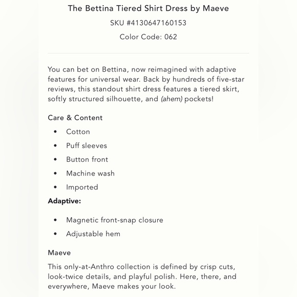 Bettina tiered shirt dress by Maeve - Picture 6 of 6